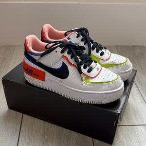 Nike Women's Air Force 1 Shadow 'White Multi'